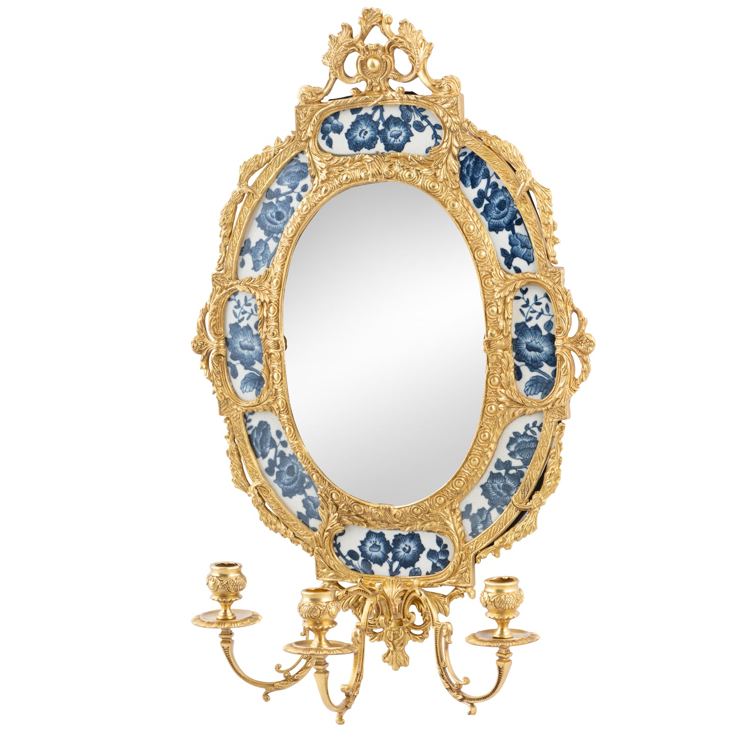 Royal Style Mirror and Candle Holder