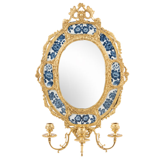 Royal Style Mirror and Candle Holder