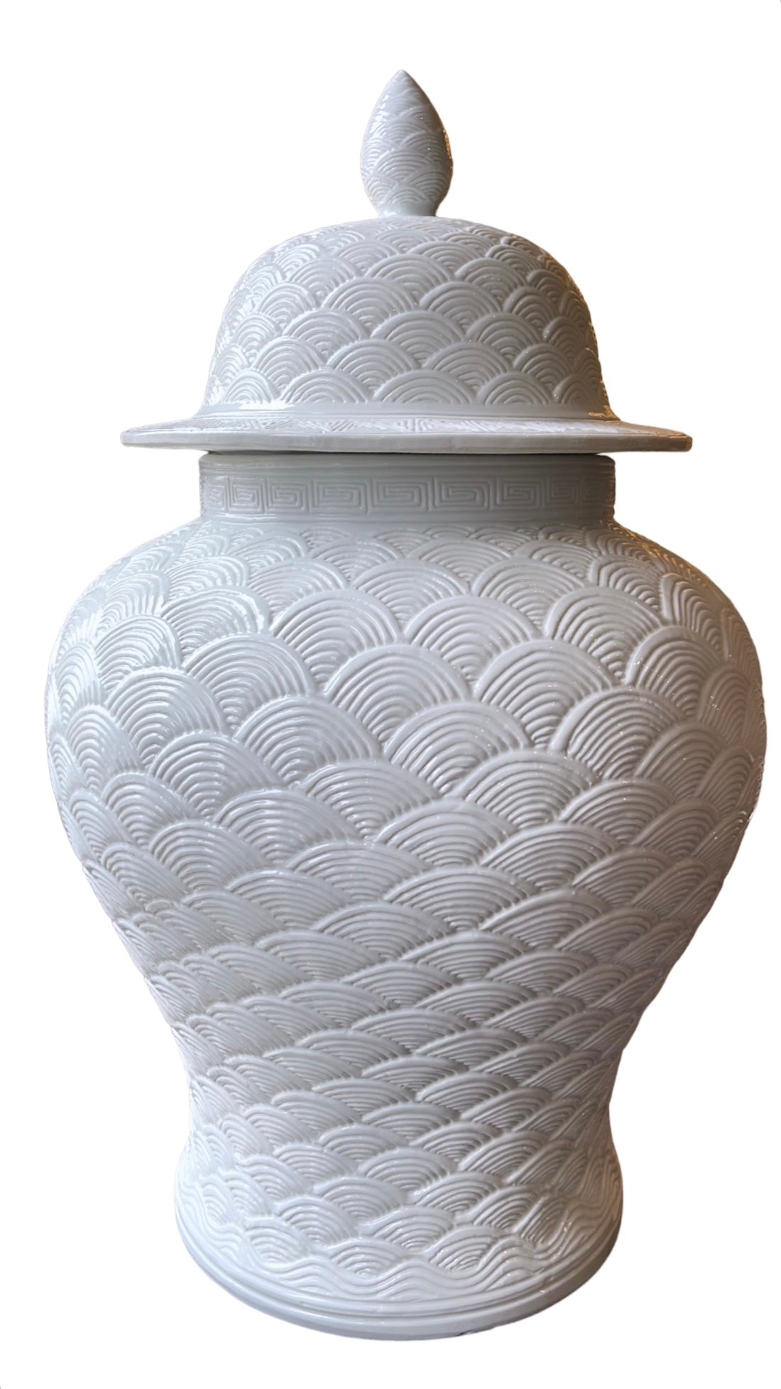 Snowy Owl Jar - Chinoiseries